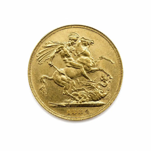 1884 Gold Sovereign St George and the Dragon Reverse | 888 Bullion