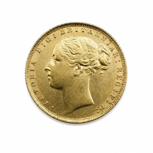 1884 Gold Sovereign Coin Queen Victoria Young Head  | CGT Free UK Bullion