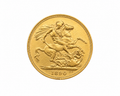1890 Queen Victoria Gold Sovereign St George and Dragon reverse – 888 Bullion