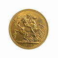 1912 Gold Sovereign St George and Dragon 22ct British Gold Coin Reverse