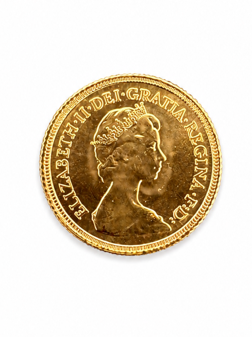 1982 Half Sovereign Gold Coin | Elizabeth II Gold Sovereign