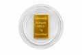 1g Heraeus CombiBar 999.9 fine gold bullion bar in protective clear capsule showing Heraeus refinery markings.