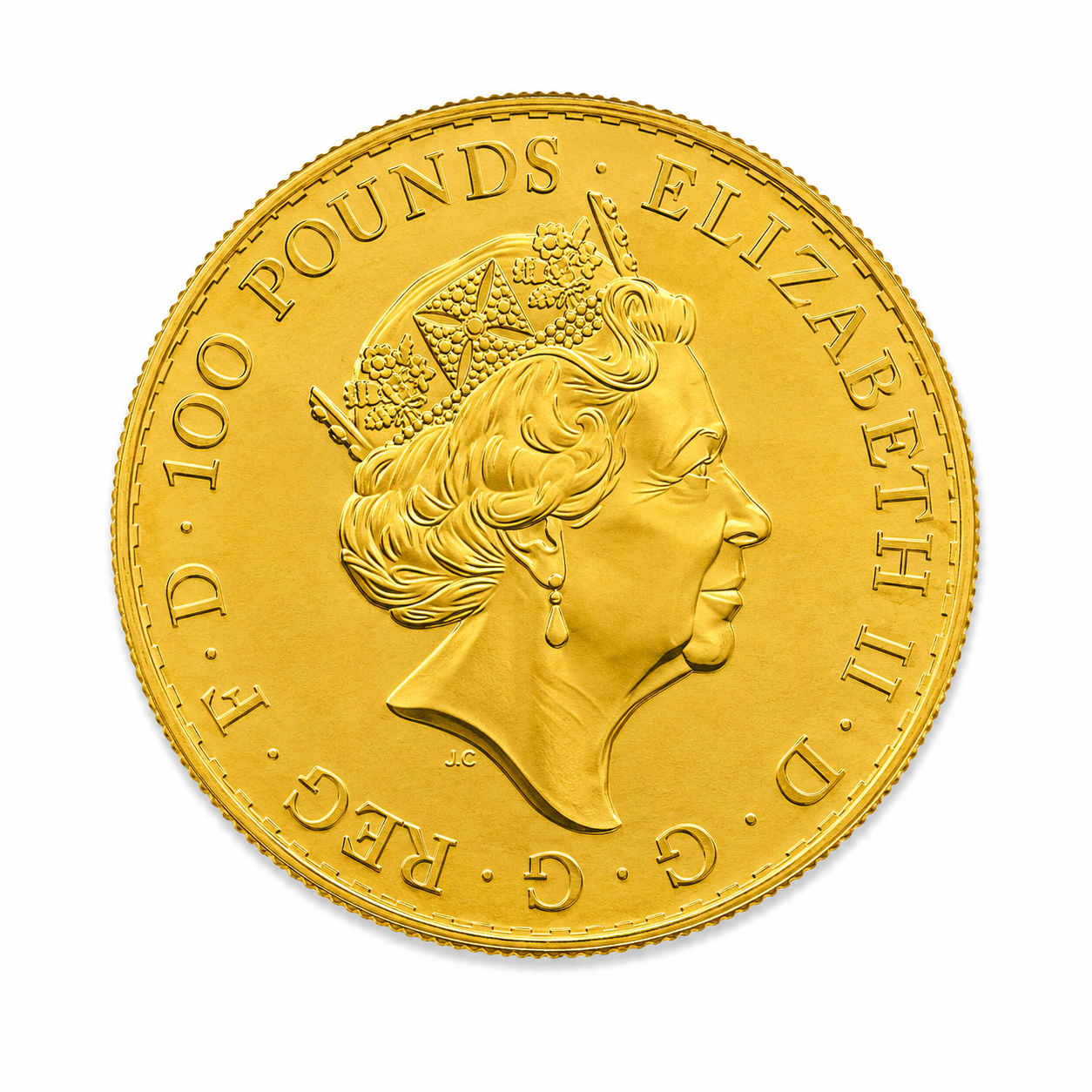 2017 Royal Mint 1 oz Gold Lunar Year of the Rooster coin reverse design