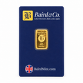 2.5g Baird & Co 999.9 fine gold bullion bar in original Baird packaging – 888 Bullion UK