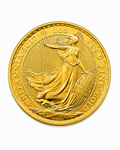 2017 Royal Mint 1 oz Gold Britannia bullion coin Queen Elizabeth II obverse