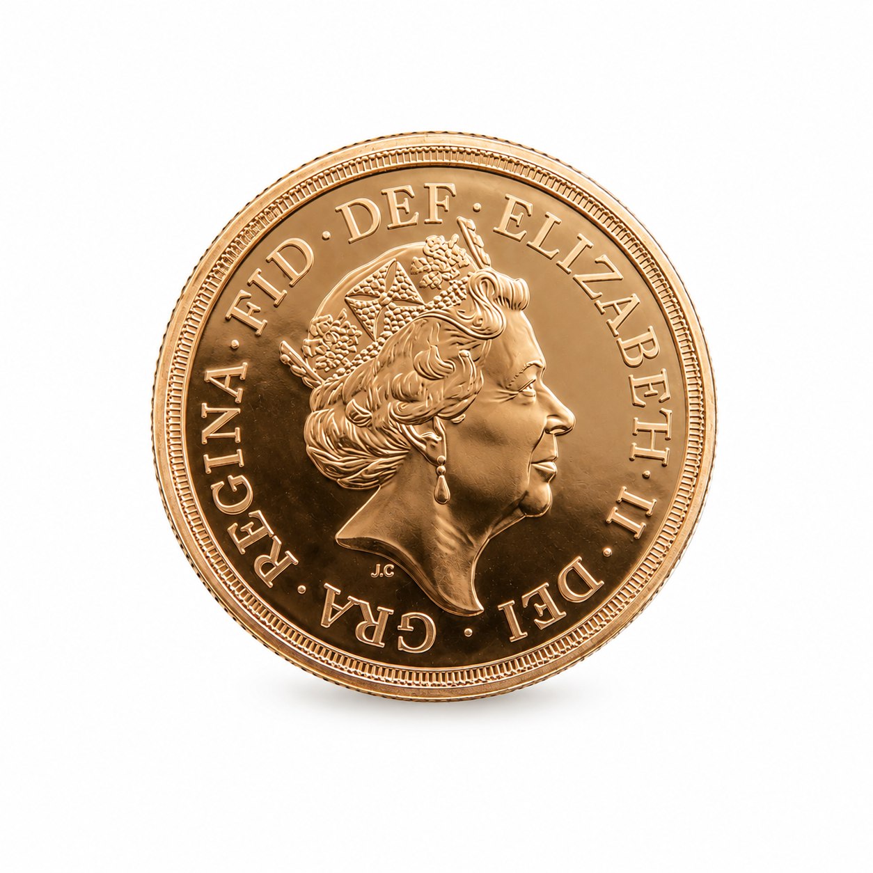 2021 Full Gold Sovereign St George and the Dragon Reverse Bullion Condition