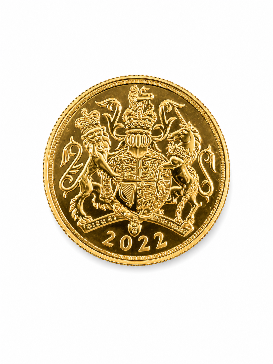 2022 Queen Elizabeth II Platinum Jubilee Gold Sovereign Coin | Royal Mint CGT-Free Gold