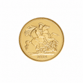 2024 Gold Sovereign featuring St George and the Dragon design by Benedetto Pistrucci