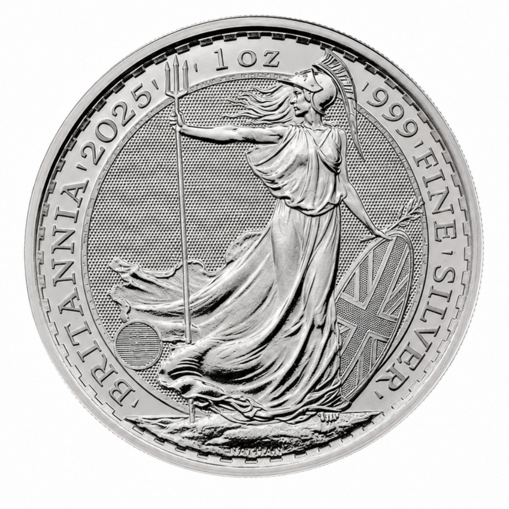 2025 1oz Silver Britannia Coin | CGT Free UK | 888 Bullion