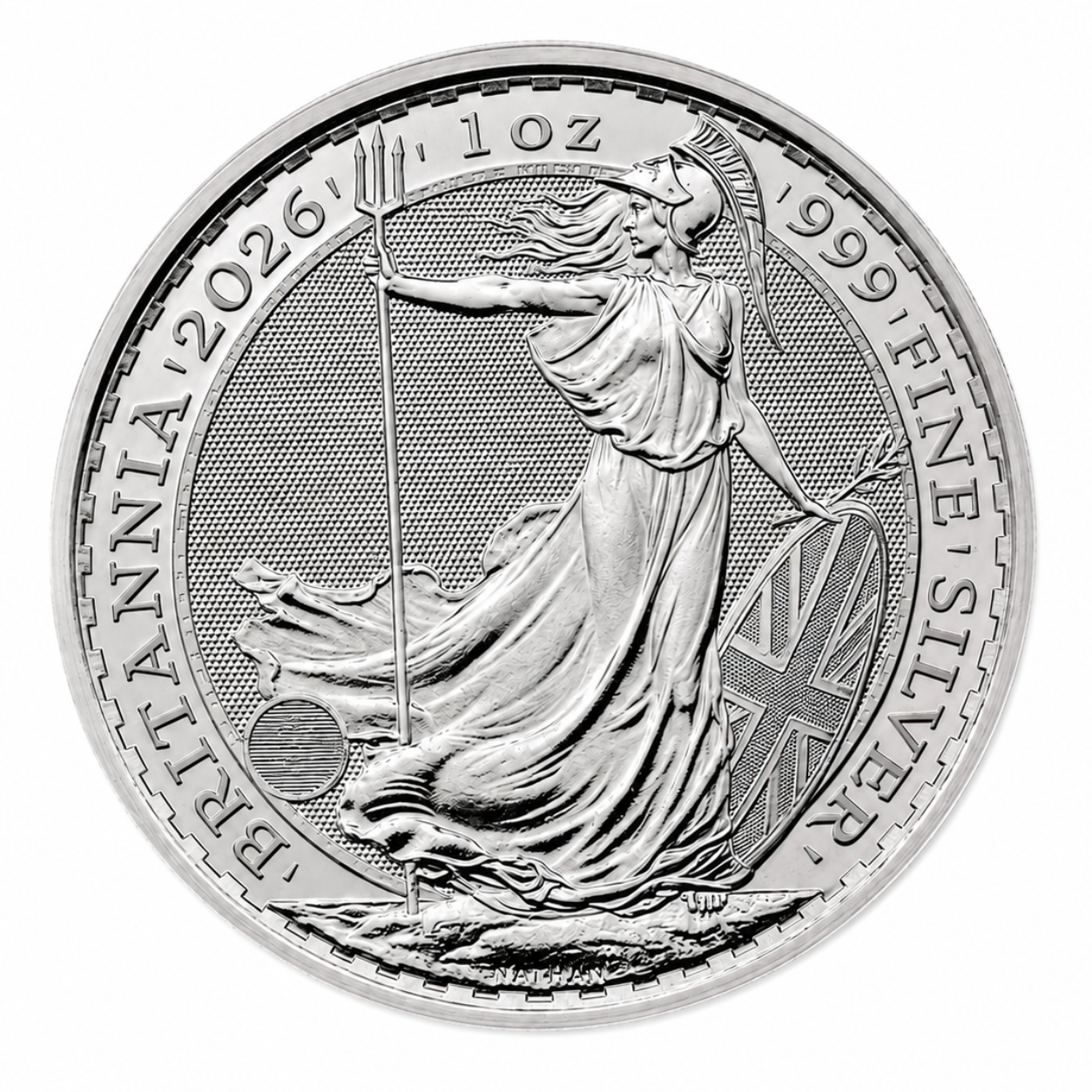 2026 1oz Silver Britannia Coin | CGT Free UK | 888 Bullion