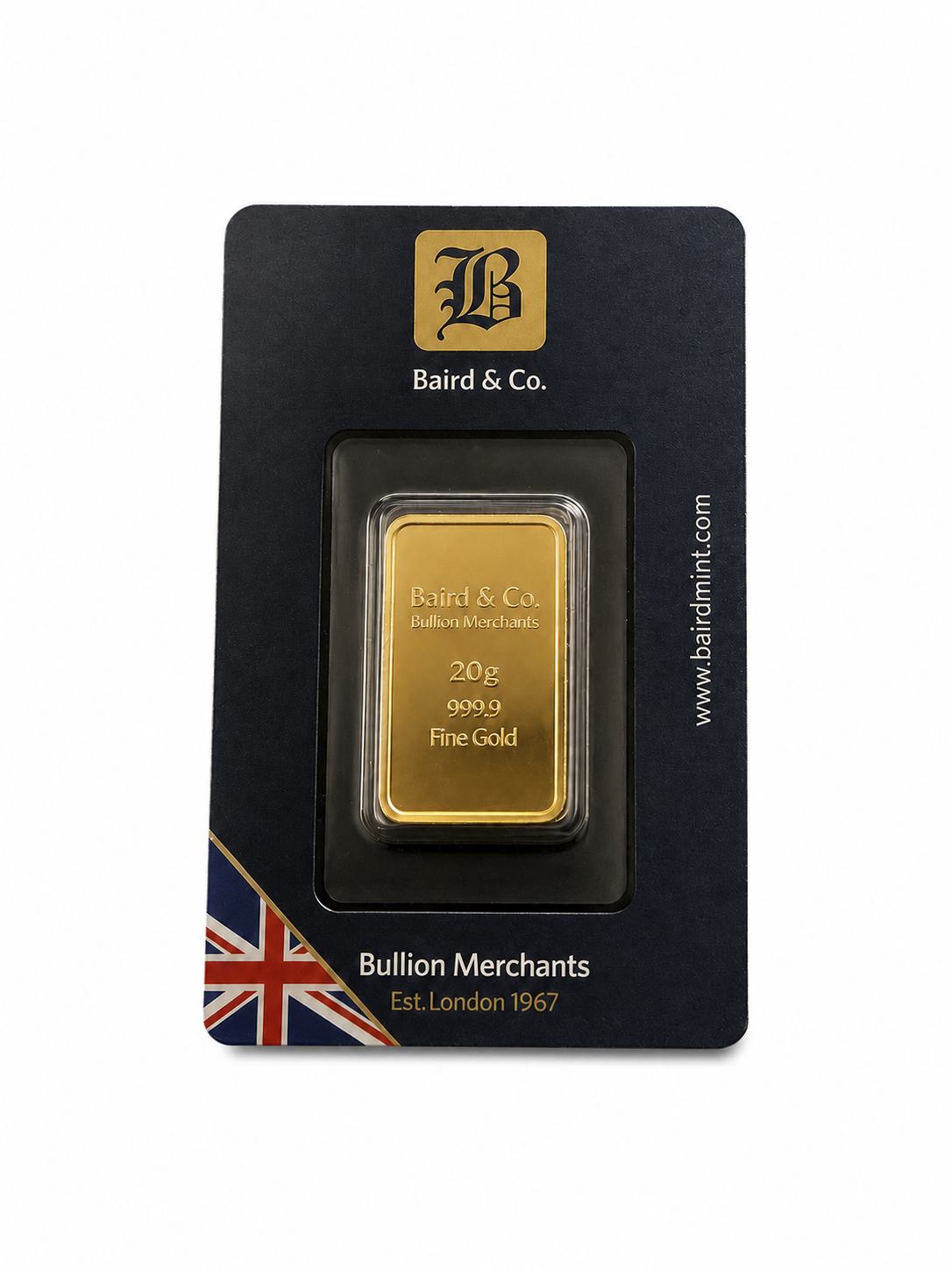 20g Gold Bar Minted | 999.9 Fine Gold | Buy Gold UK