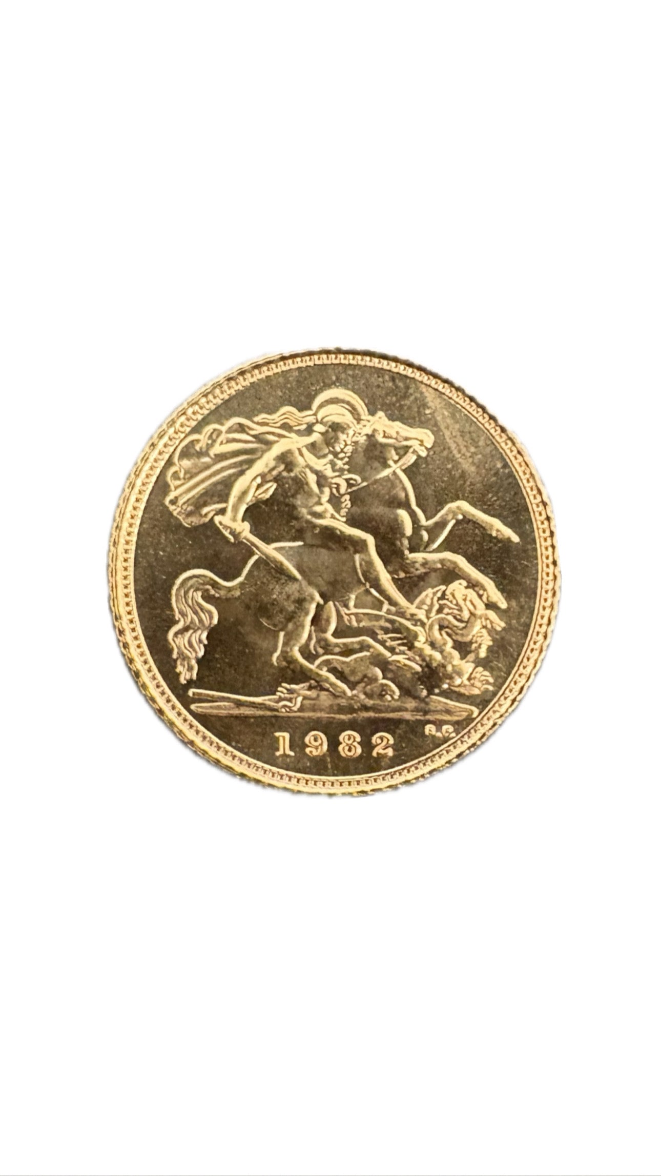 1982 Half Sovereign Gold Coin | Elizabeth II Gold Sovereign