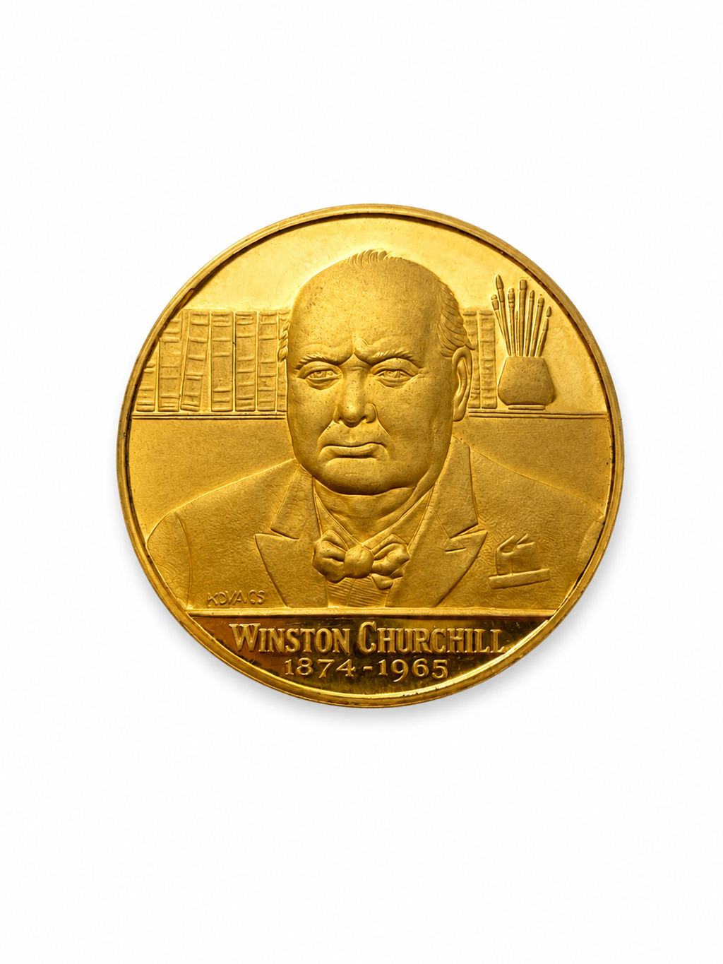 1965 Winston Churchill Gold Medal 48.62g Spink 1.5 Inch | 888 Bullion